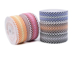 Manufacture 40cm cotton herringbone webbing belts for bags garment shoes