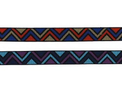 2cm zigzag woven pattern webbing tapes