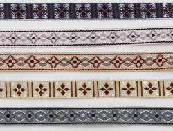 Factory Wholesale Jacquard Strap Webbing Ethnic Jacquard Ribbon Trim