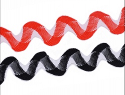 35mm weaving jumbo zig zag ribbon factory