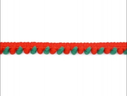 Polyester small pom pom ribbon ball fringe trims